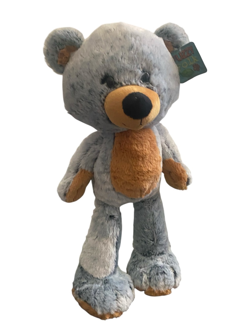 Fiesta Grey and Tan Plush Teddy Bear Stuffed Animal